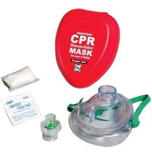 Pocket Size Resuscitation Mask in Hard Case w/O2 Port (large) - First Aid Training Bangkok Pocket Size Resuscitation Mask in Hard Case w/O2 Port (large) - First Aid Training Bangkok